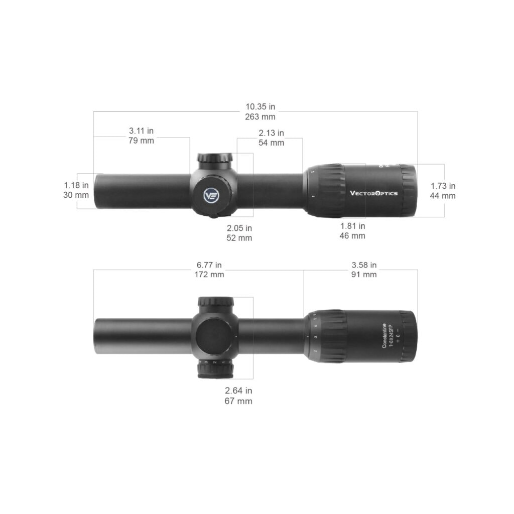 Фото Оптический прицел Vector Optics CONSTANTINE 1-8X24 SFP Изображение Оптический прицел Vector Optics CONSTANTINE 1-8X24 SFP